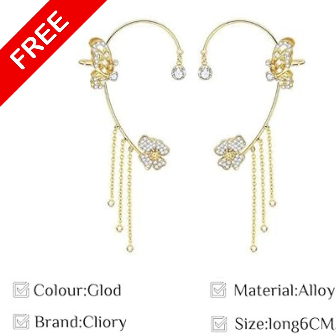 Sunshine Necklace Gift Set – Free Relationship Necklace & Butterfly Ear Cuff