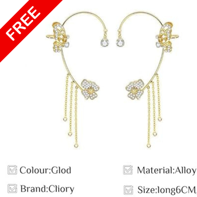 Sunshine Necklace Gift Set – Free Relationship Necklace & Butterfly Ear Cuff